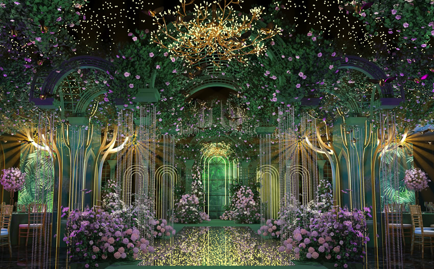 桐乡奇妙森林婚礼堂效果展示